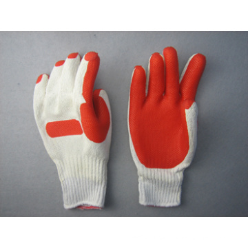 Polyester Liner Tough Latex beschichtet Handschuh-5201